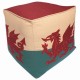 WELSH DRAGON-POUF/OTTOMON