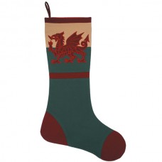 WELSH DRAGON-CHRISTMAS STOCKING
